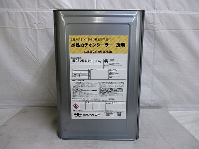 日本ペイント 水性カチオンエポキシ複合形下塗材 水性カチオンシーラー 透明 15kg - 2
